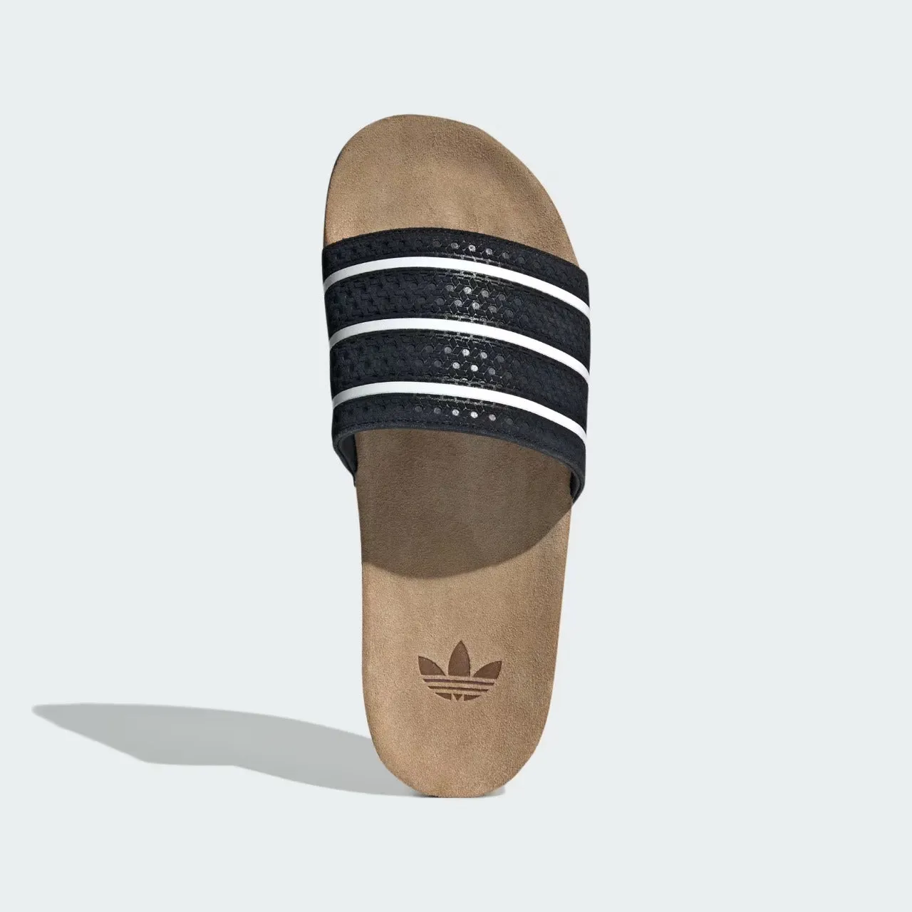 Adidas Adilette Cork Suede Slide Black