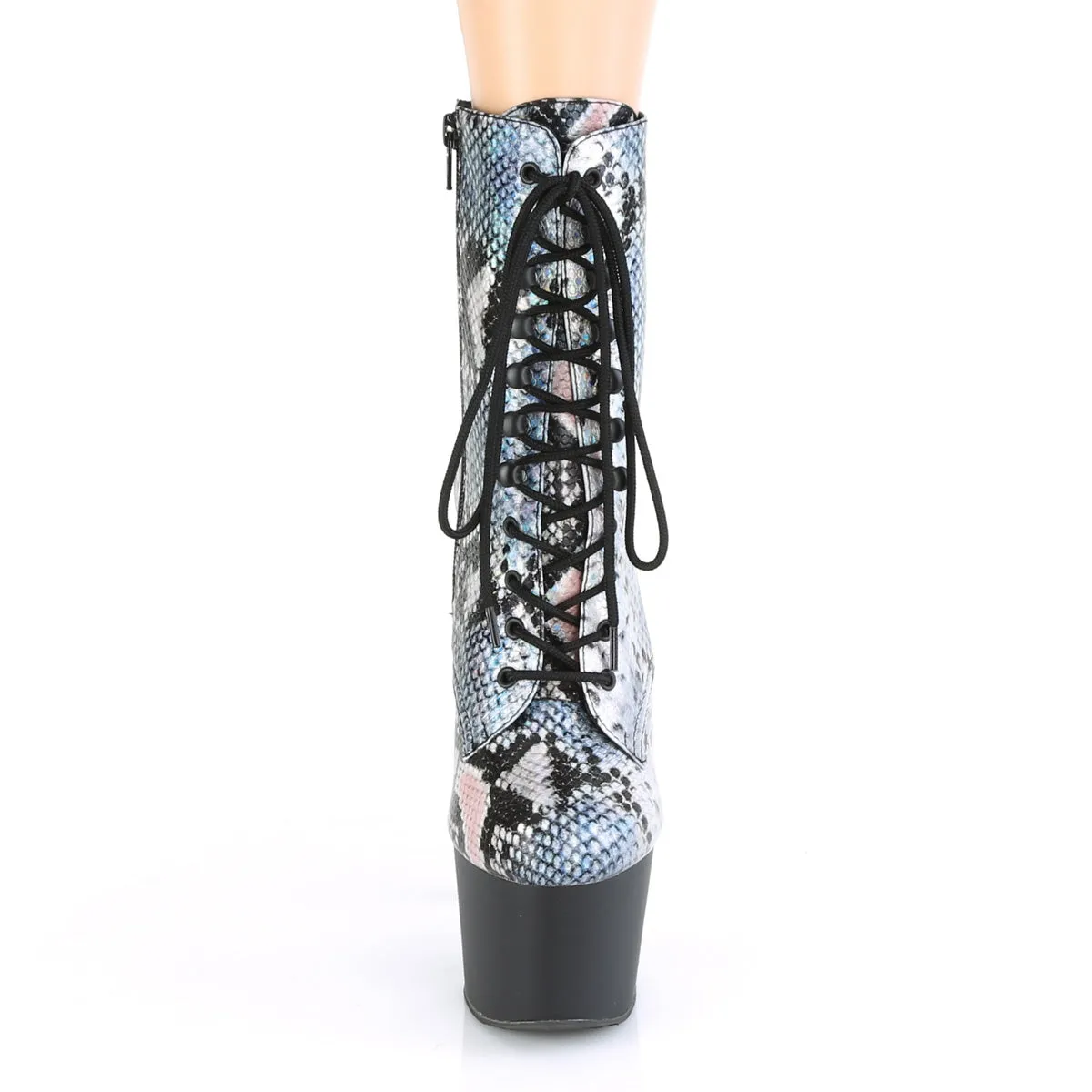 ADORE-1020SP Pleaser Silver Hologram Sexy Platform Shoes (Pole Dancing Heels)