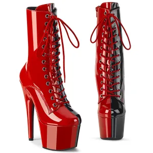 ADORE-1040TT Pleaser Red/Black Sexy Platform Shoes (Pole Dancing Heels)
