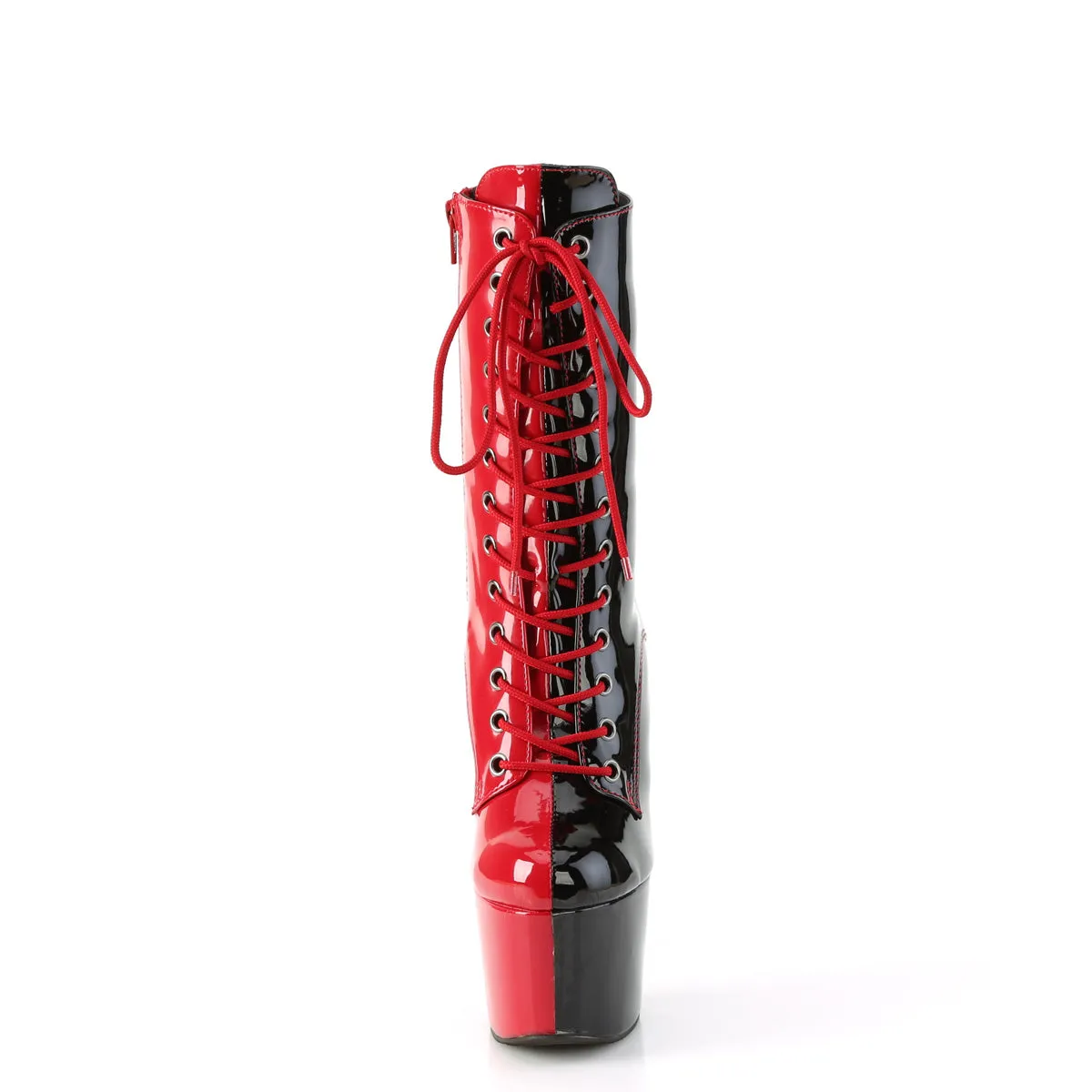 ADORE-1040TT Pleaser Red/Black Sexy Platform Shoes (Pole Dancing Heels)