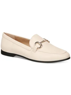 ALFANI Womens Ivory Hardware Accent Cushioned Gayle Round Toe Slip On Dress Loafers Shoes M