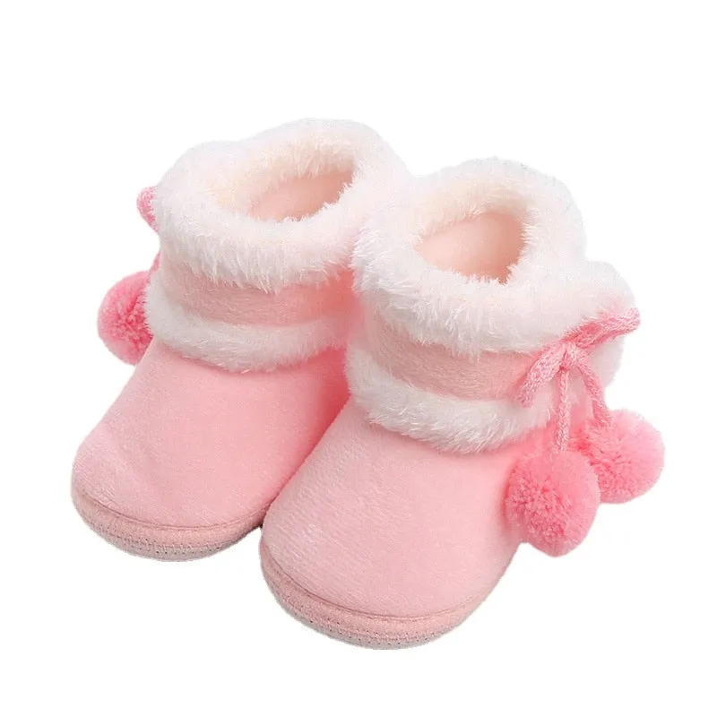 Anti-slip, Warm Baby Crib Shoes, First Walkers
