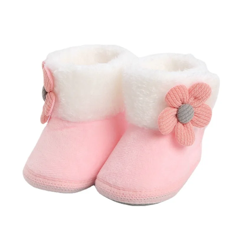 Anti-slip, Warm Baby Crib Shoes, First Walkers