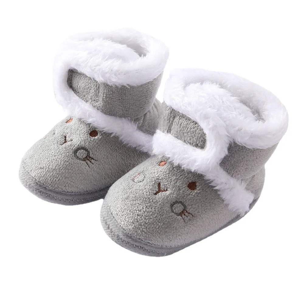 Anti-slip, Warm Baby Crib Shoes, First Walkers