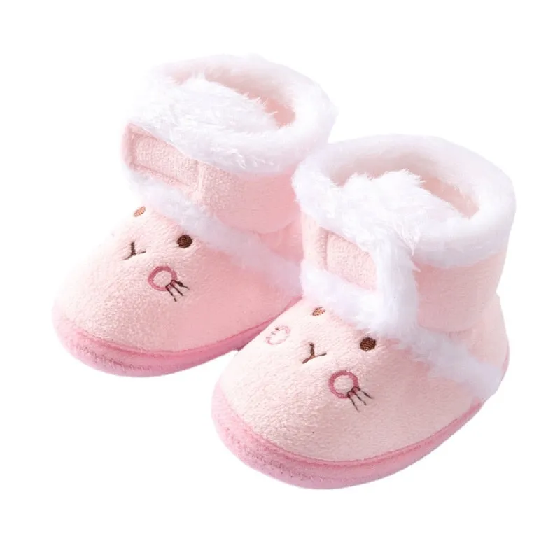Anti-slip, Warm Baby Crib Shoes, First Walkers