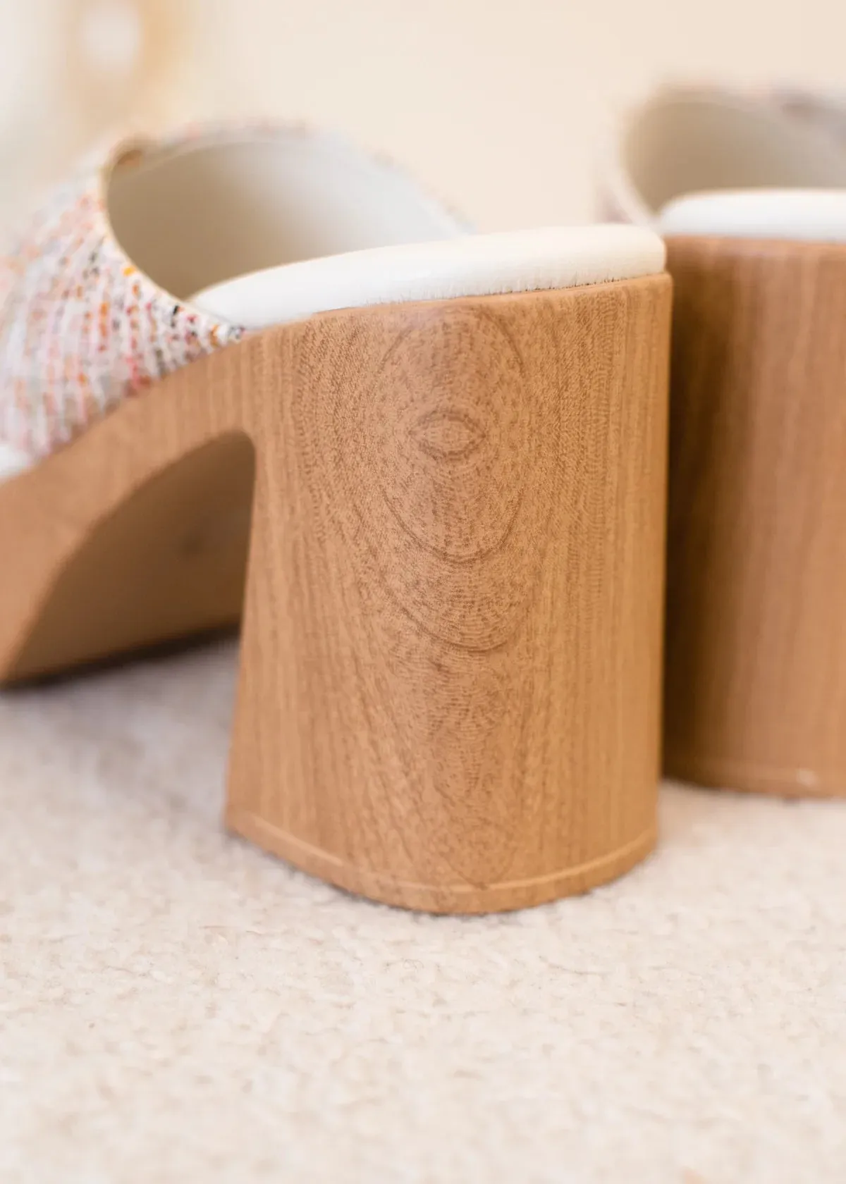 Arling Weave Platform Heels-Multi