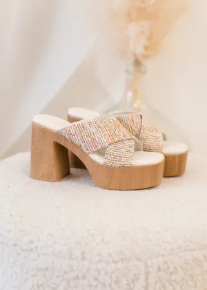 Arling Weave Platform Heels-Multi