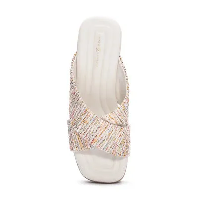 Arling Weave Platform Heels-Multi