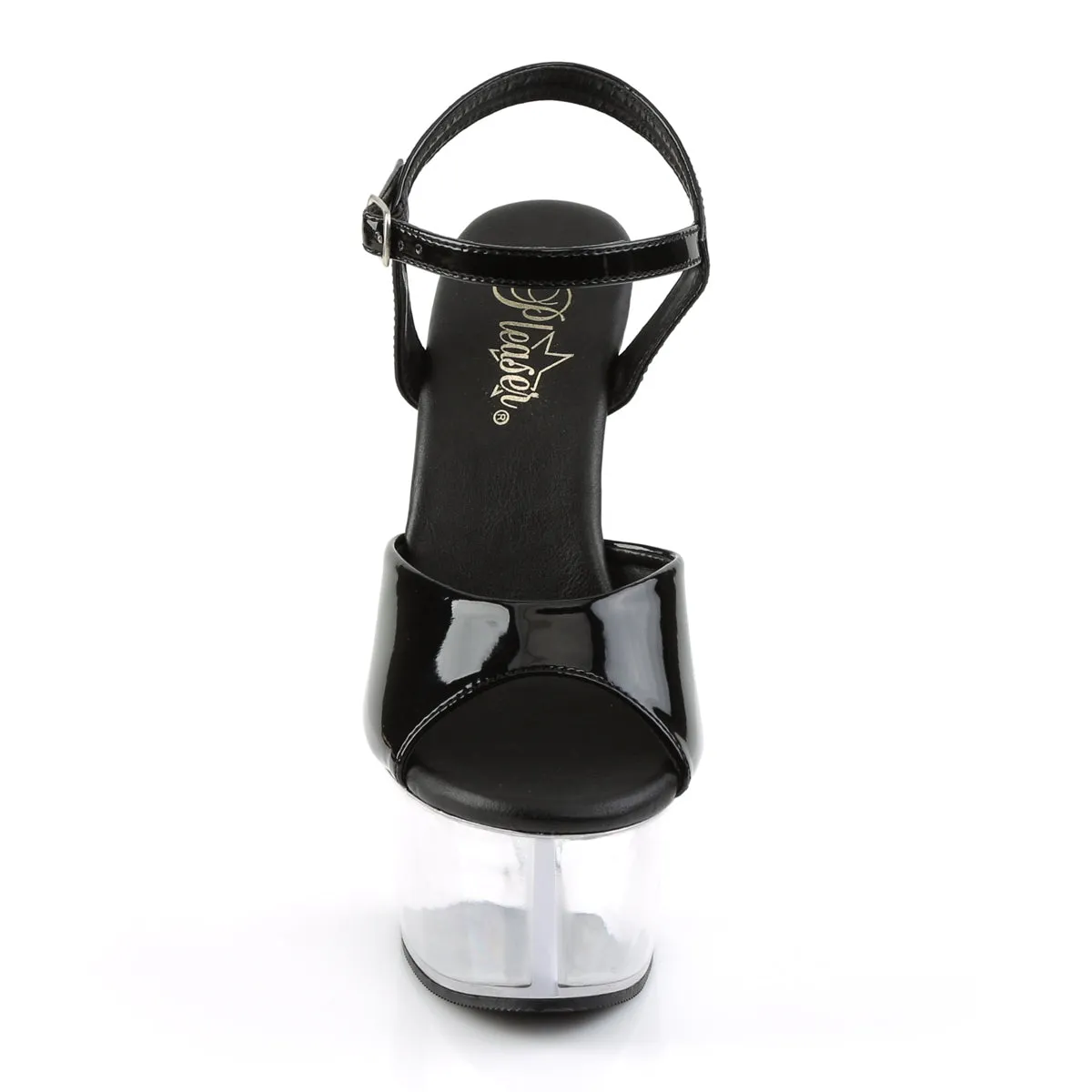 ASPIRE-609 Pleaser Black Patent Sexy Platform Shoes (Pole Dancing Heels)