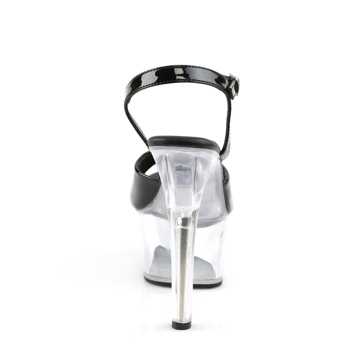 ASPIRE-609 Pleaser Black Patent Sexy Platform Shoes (Pole Dancing Heels)