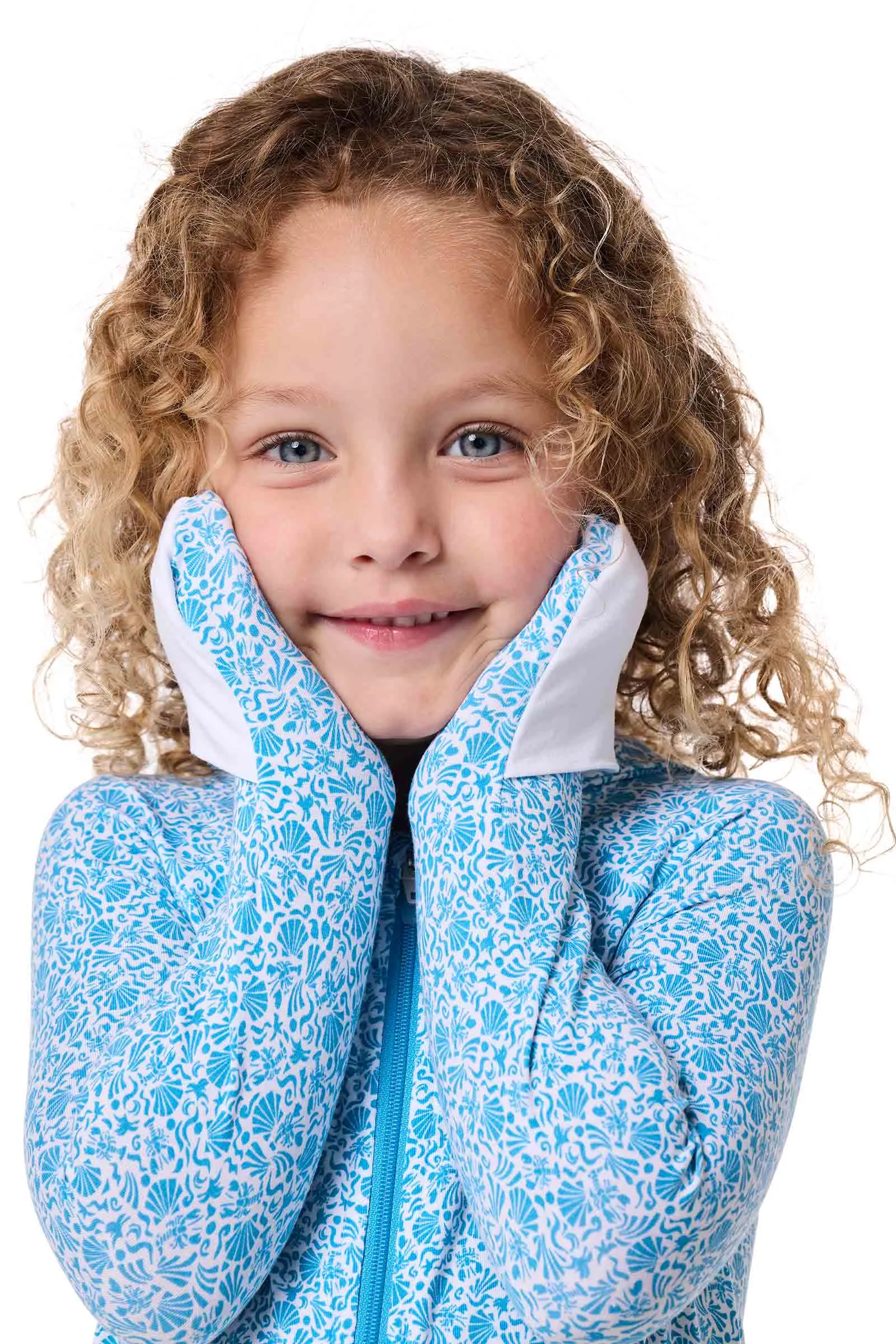 Baby LumaLeo 360 Coverage Bodysuit | Malibu Blue Shell We
