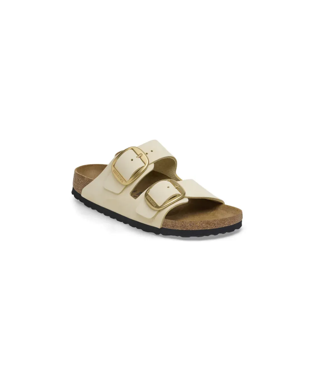 BIRKENSTOCK ARIZONA BIG BUCKLE IN ECRU