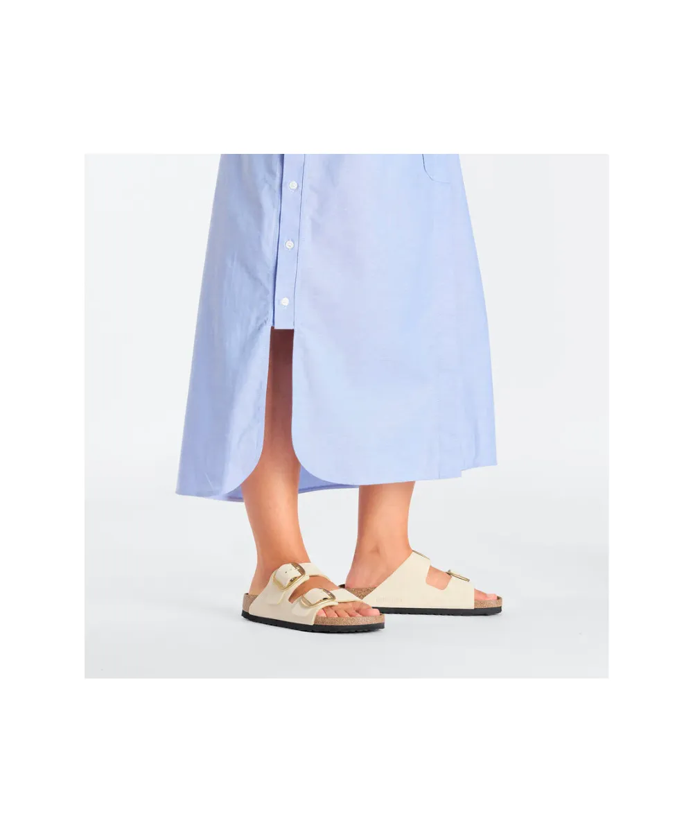 BIRKENSTOCK ARIZONA BIG BUCKLE IN ECRU
