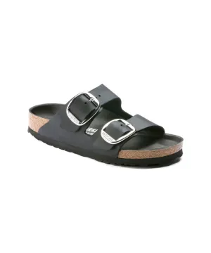 BIRKENSTOCK ARIZONA FLATS BIG BUCKLE IN BLACK