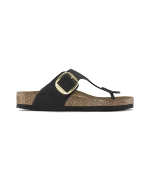 BIRKENSTOCK GIZEH BIG BUCKLE REGULAR FIT IN BLACK