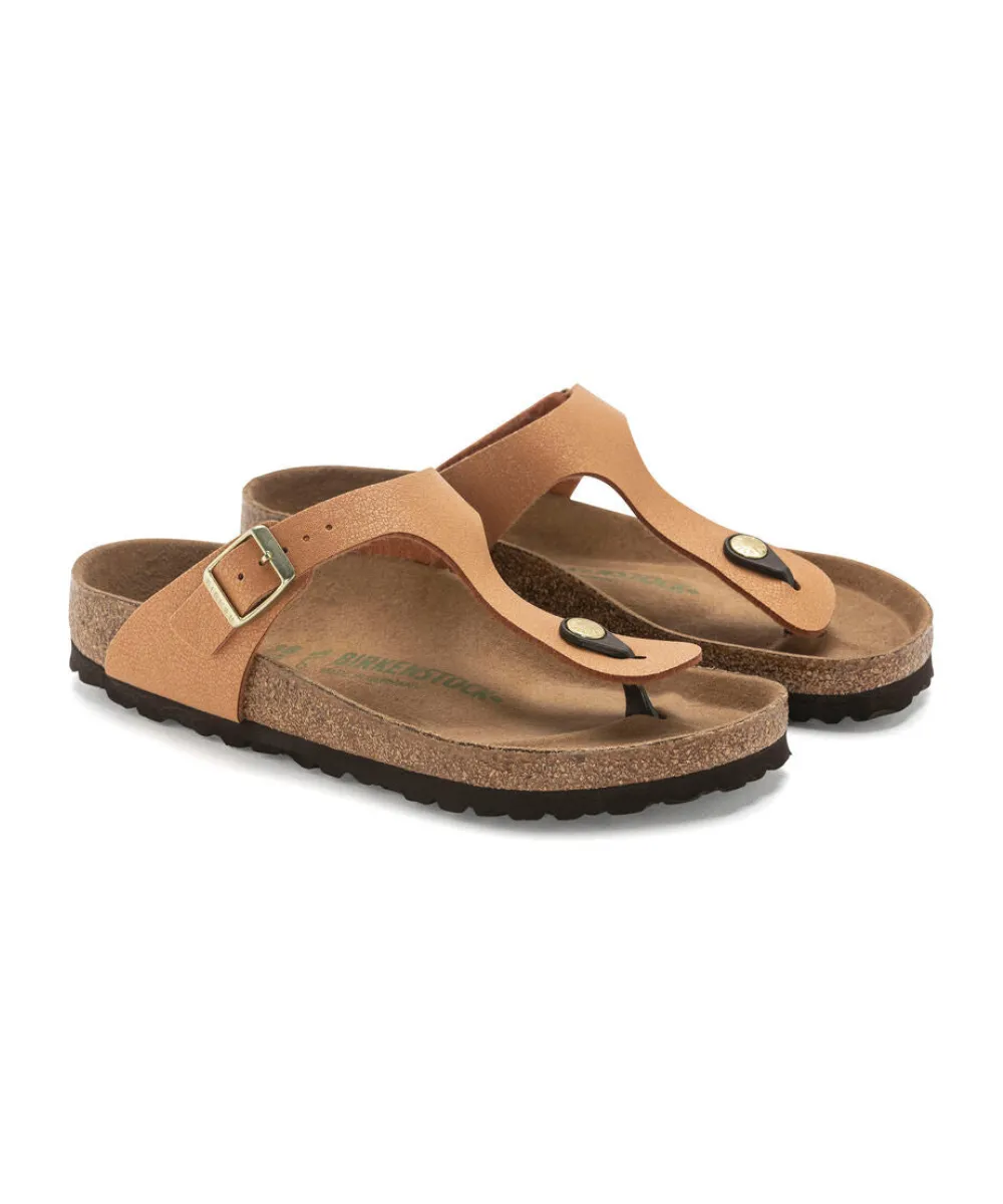 BIRKENSTOCK GIZEH VENGAN REGULAR FIT IN PECAN