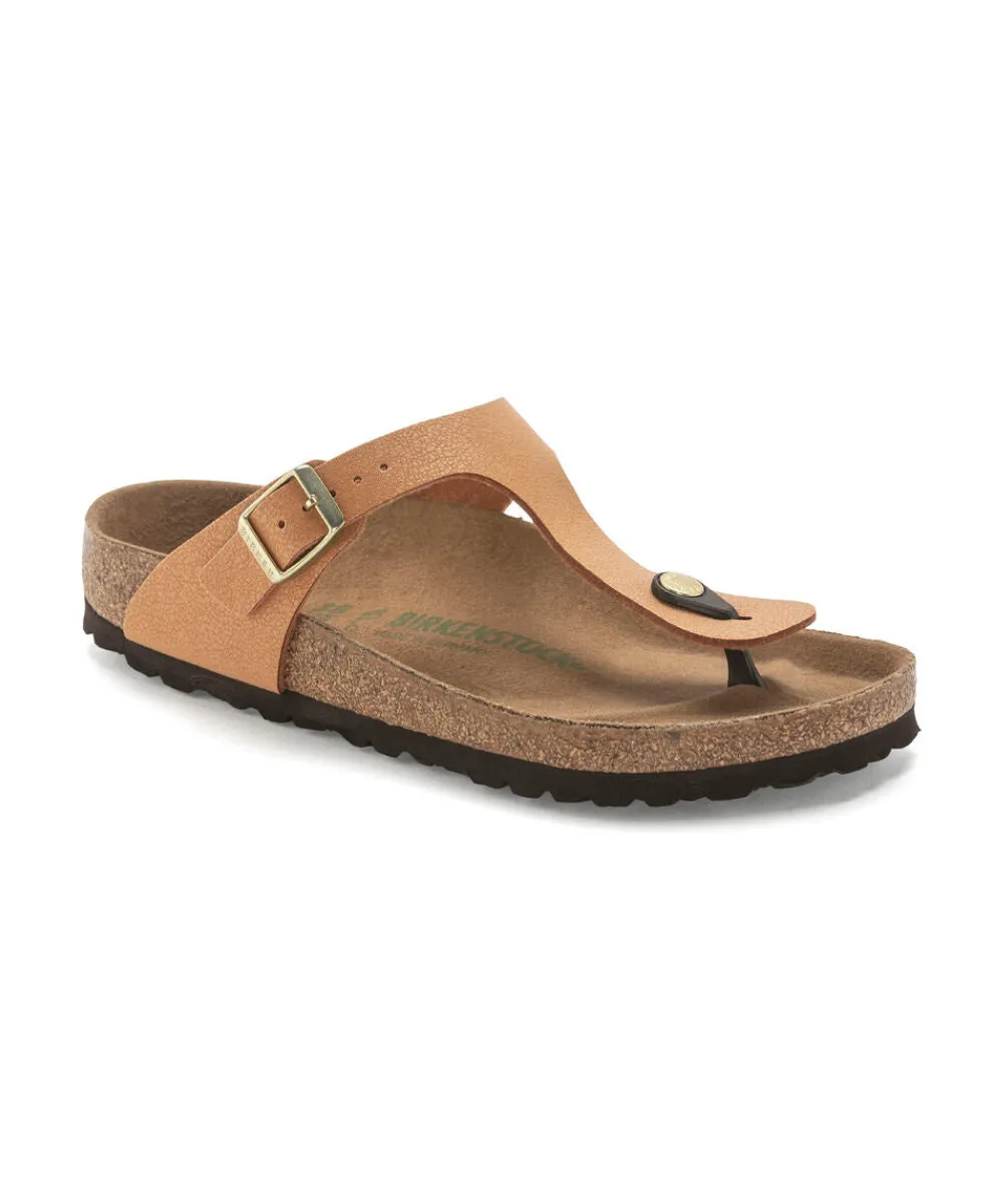 BIRKENSTOCK GIZEH VENGAN REGULAR FIT IN PECAN