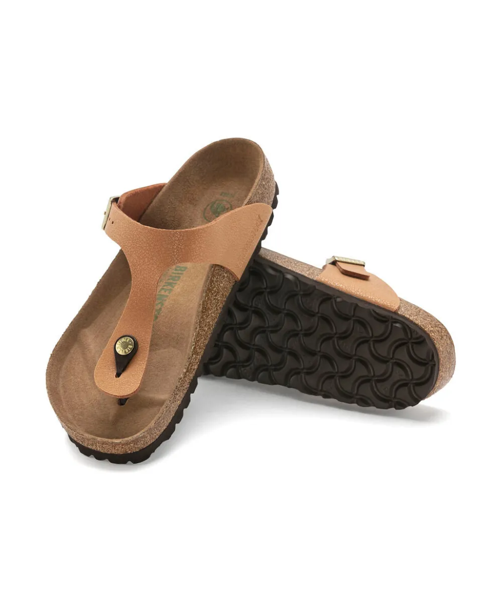 BIRKENSTOCK GIZEH VENGAN REGULAR FIT IN PECAN