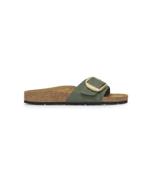 BIRKENSTOCK MADRID BIG BUCKLE NUBUCK LEATHER IN THYME