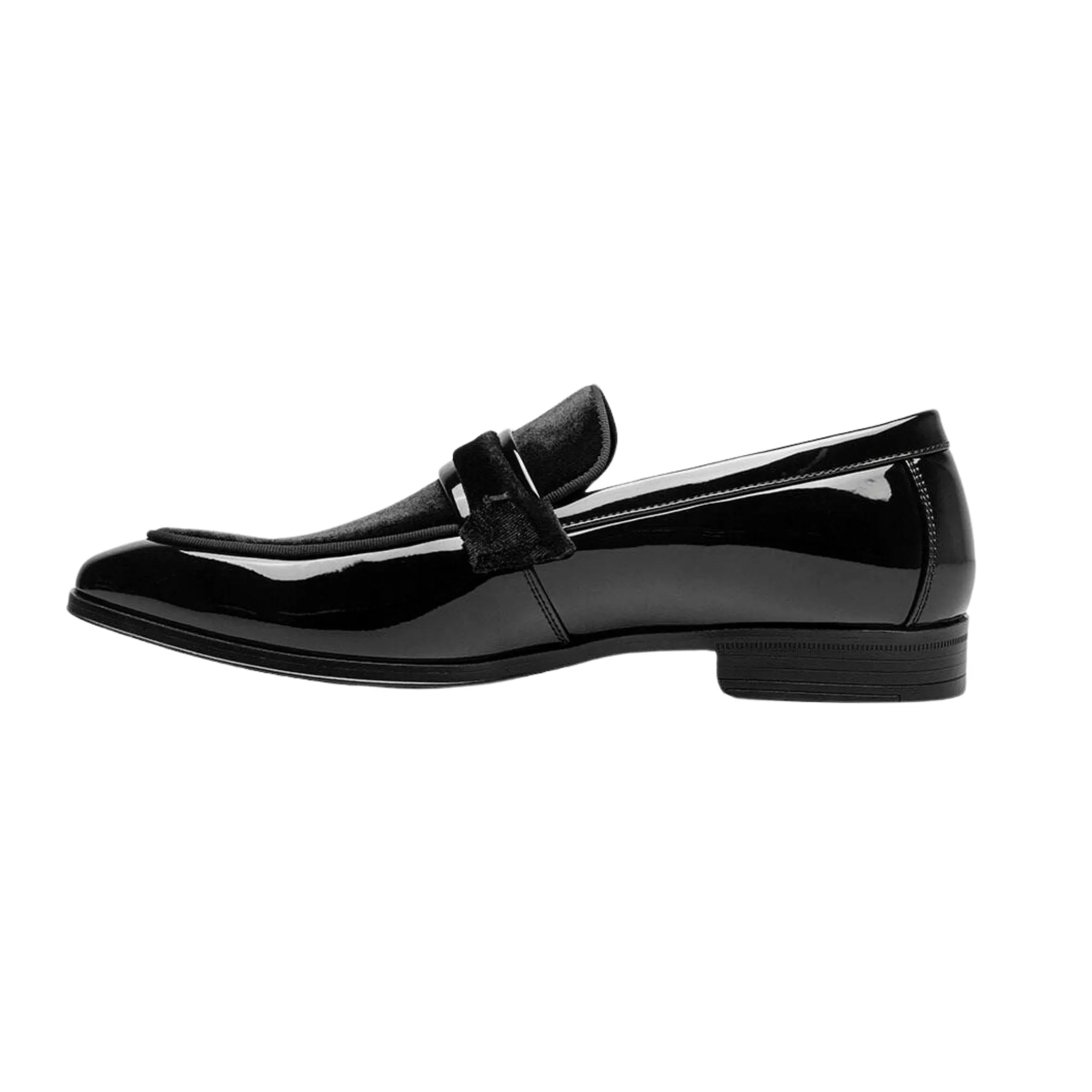 Black Patent Leather & Velvet Loafers – The Ultimate Formal Shoe for 2025