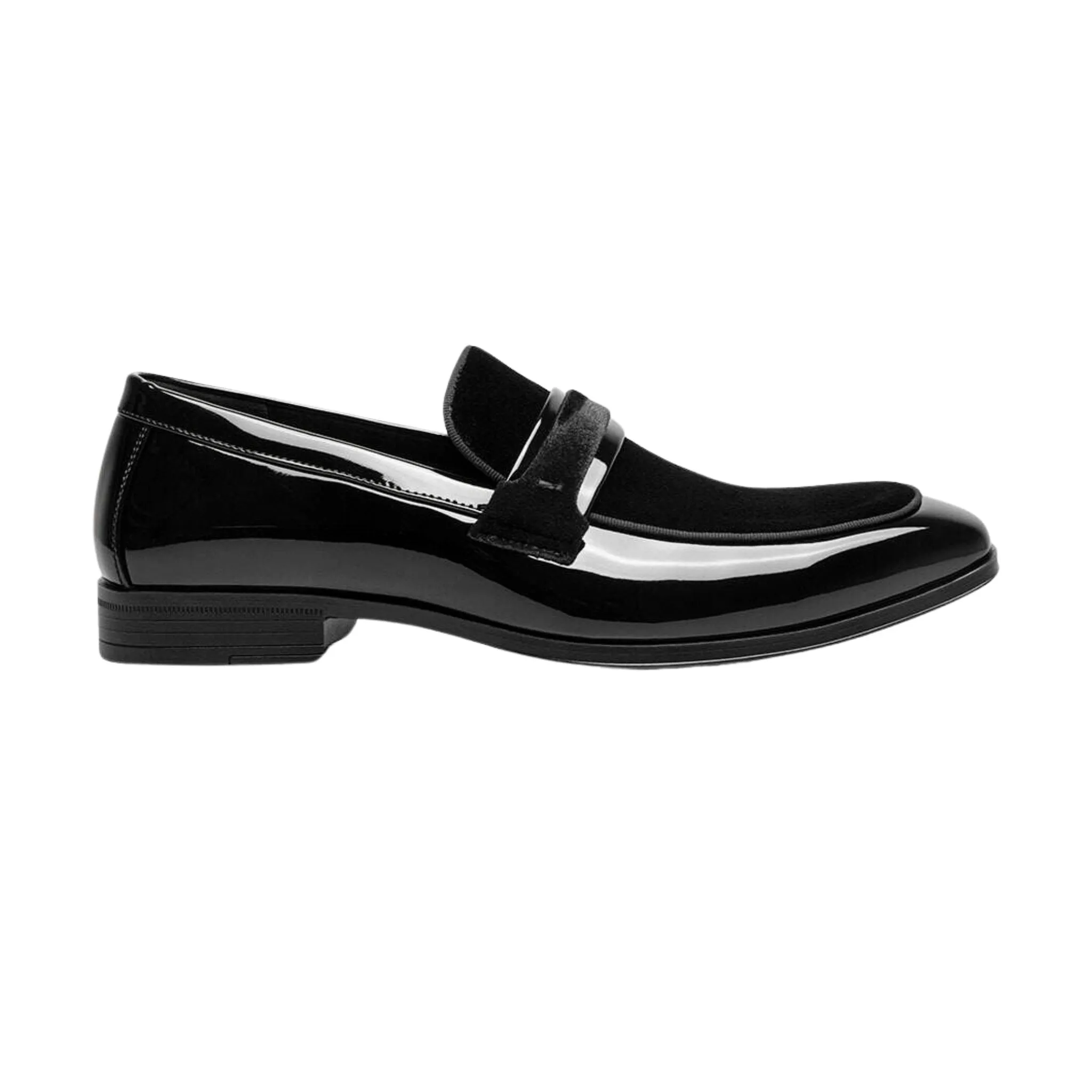 Black Patent Leather & Velvet Loafers – The Ultimate Formal Shoe for 2025