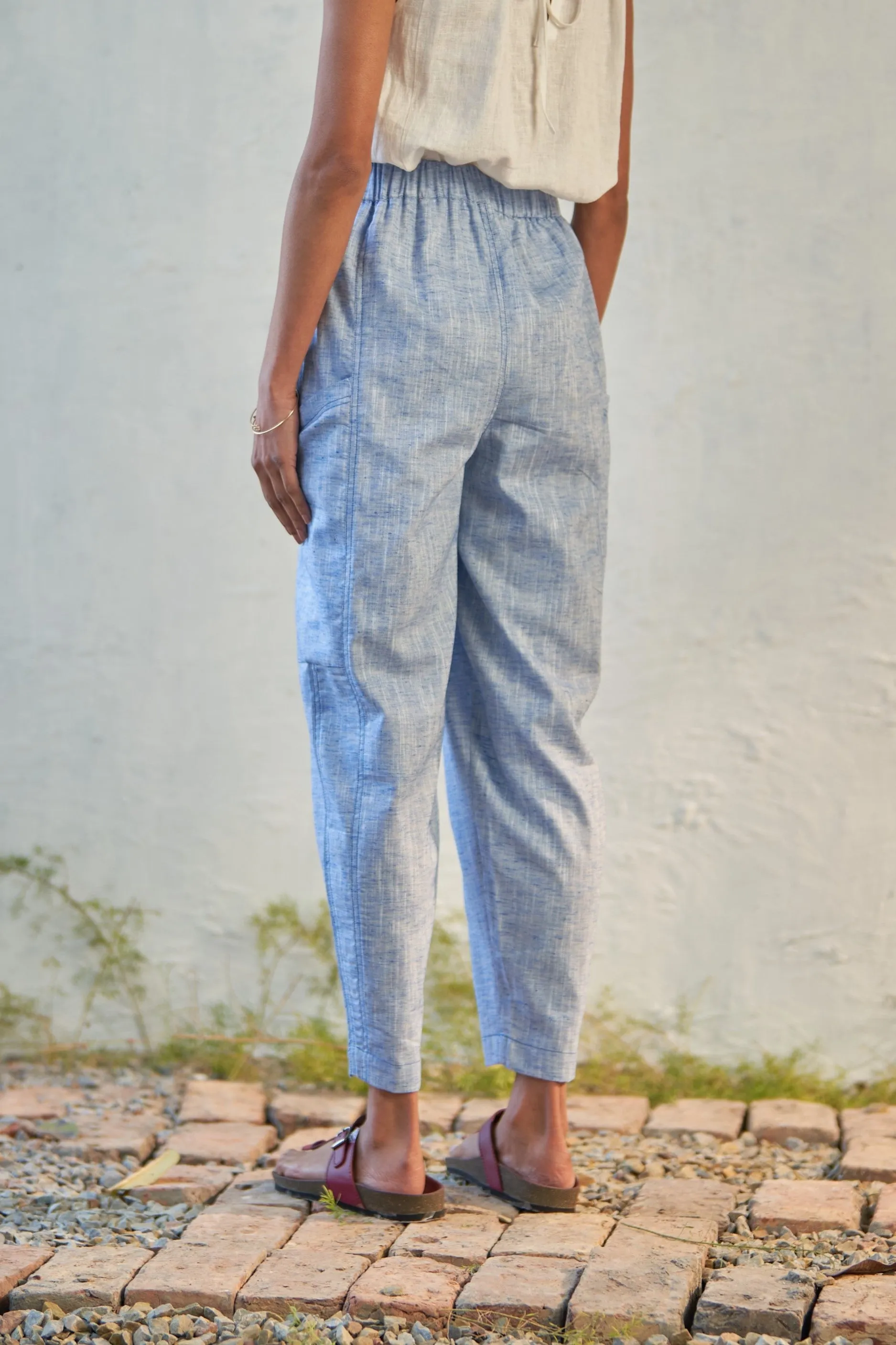 Blue Horizon Carrot Pants