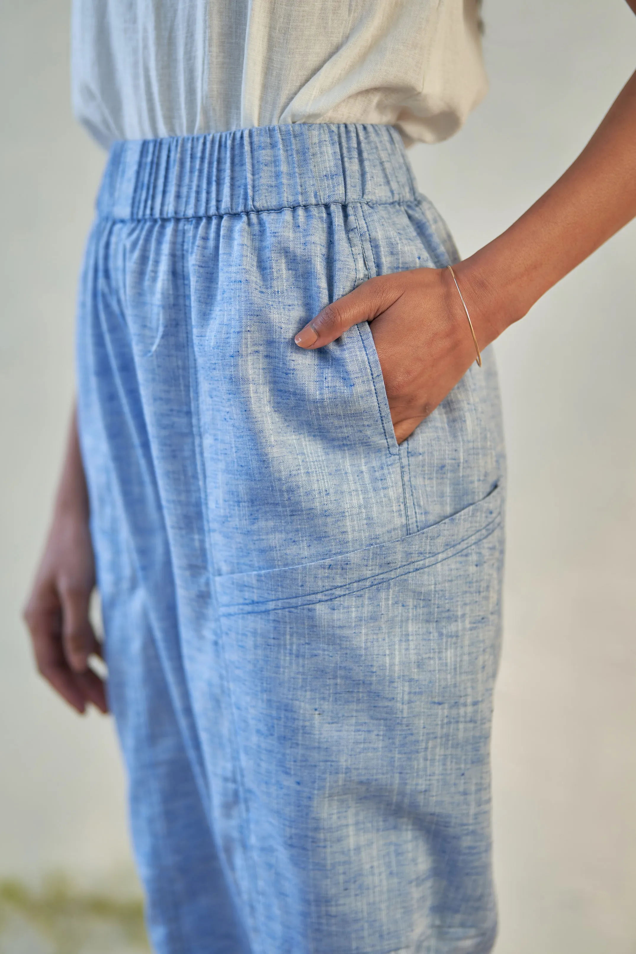 Blue Horizon Carrot Pants