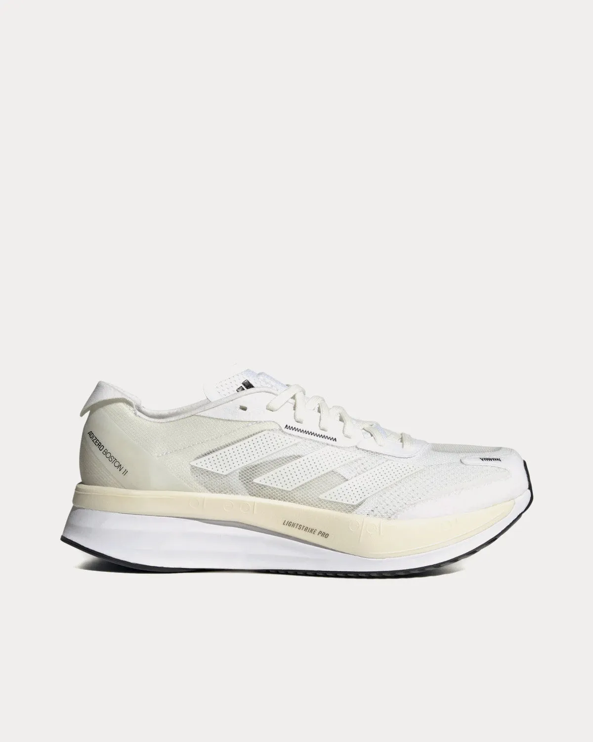 Boston 11 Non Dyed / Cloud White / Core Black Running Shoes