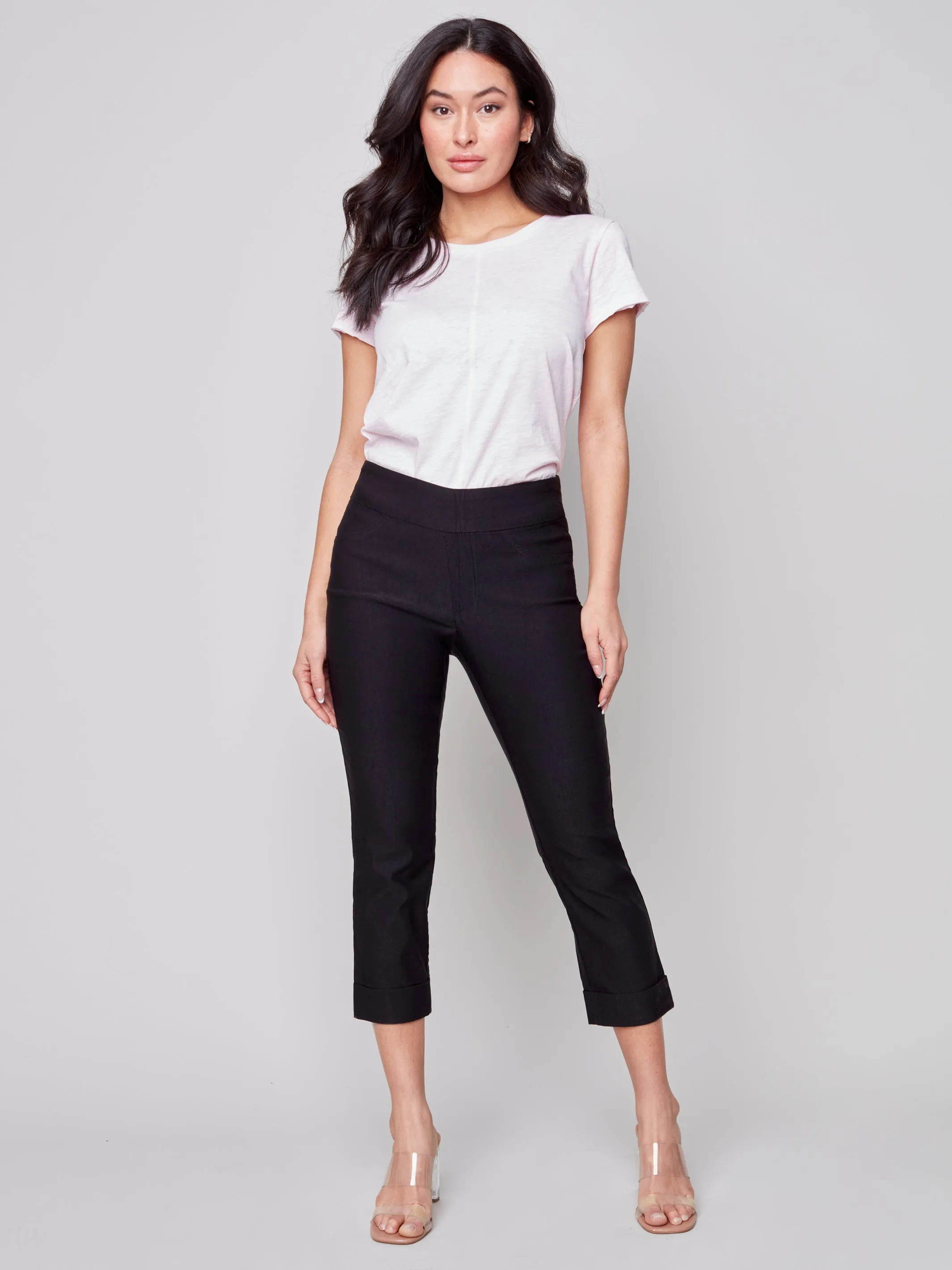 Charlie B Spring/Summer 2023-C5259RR-560A-Pant- Black
