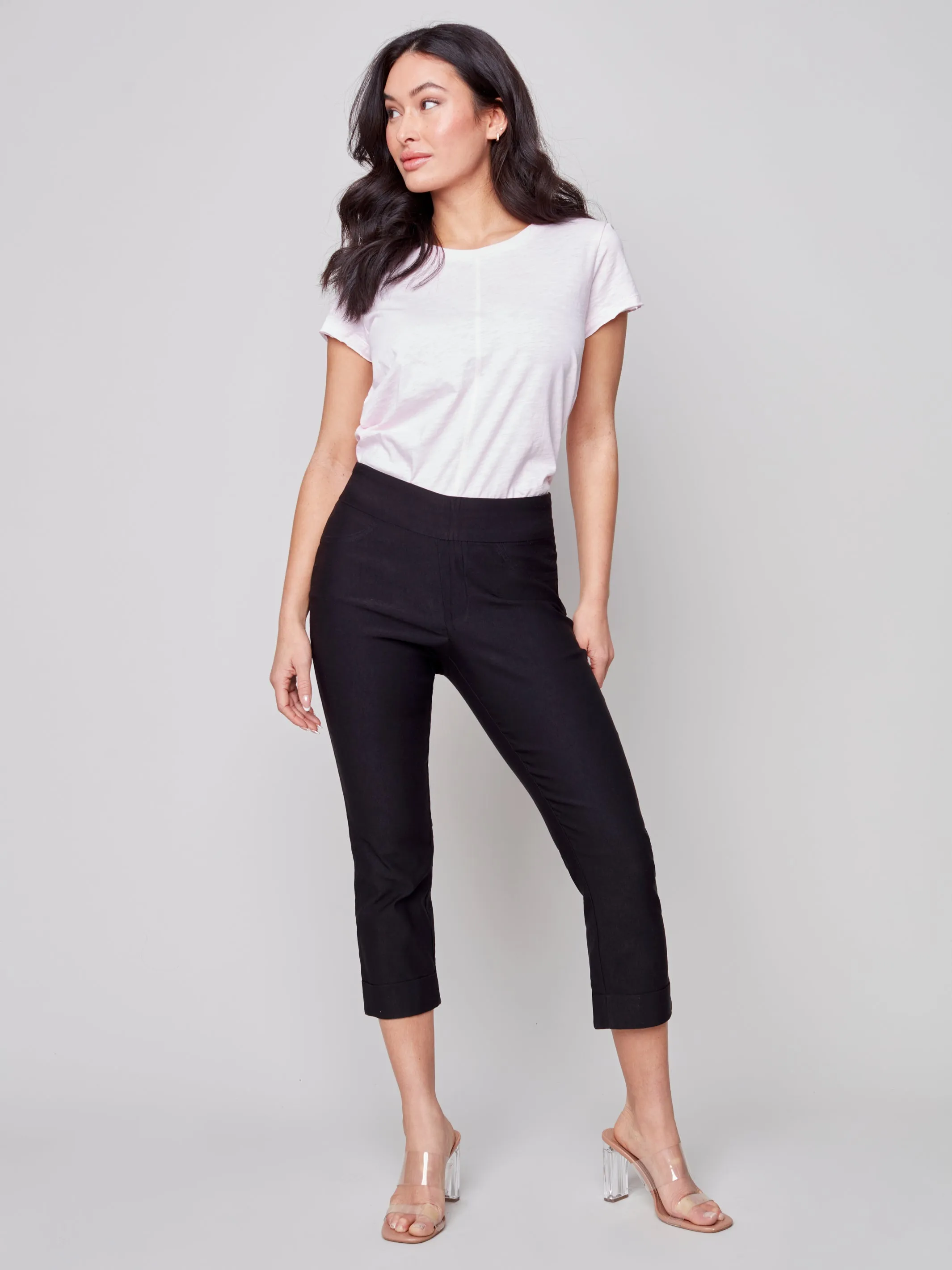 Charlie B Spring/Summer 2023-C5259RR-560A-Pant- Black
