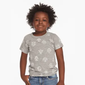 Chaser Robot Walk Tee - Streaky Grey