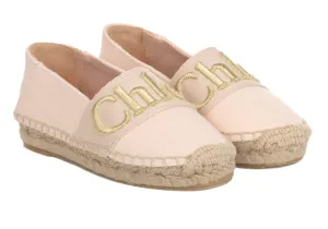 Chloe Girls Logo Espadrilles