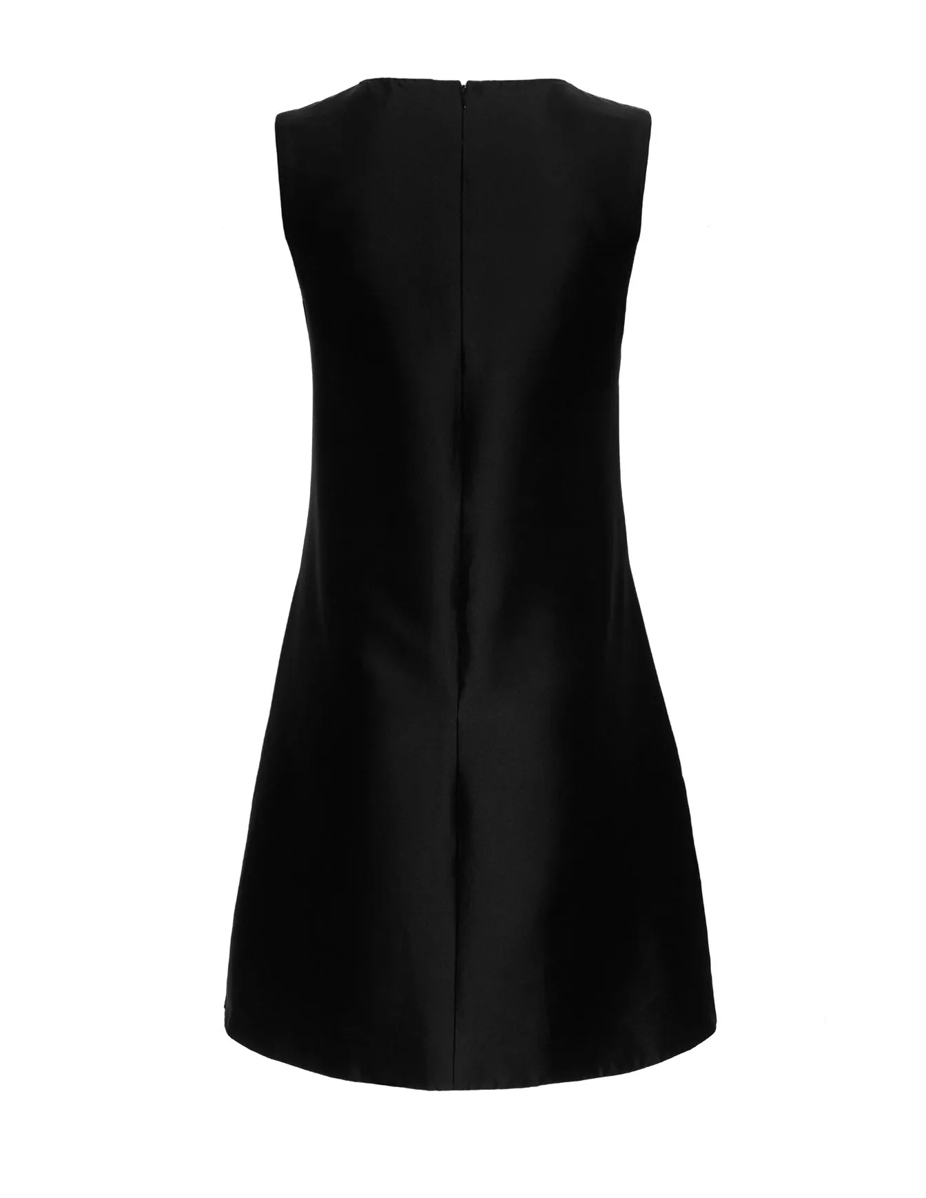 Classic A-line Style Dress with Pockets Black — The Lawson