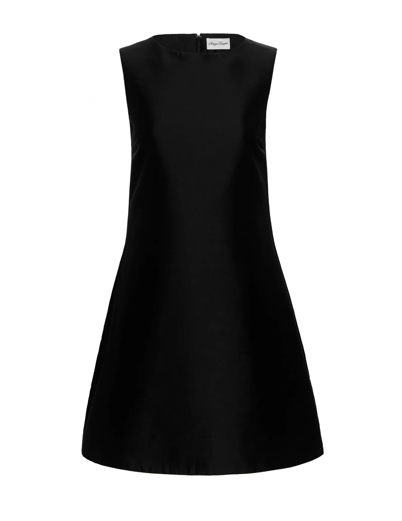 Classic A-line Style Dress with Pockets Black — The Lawson