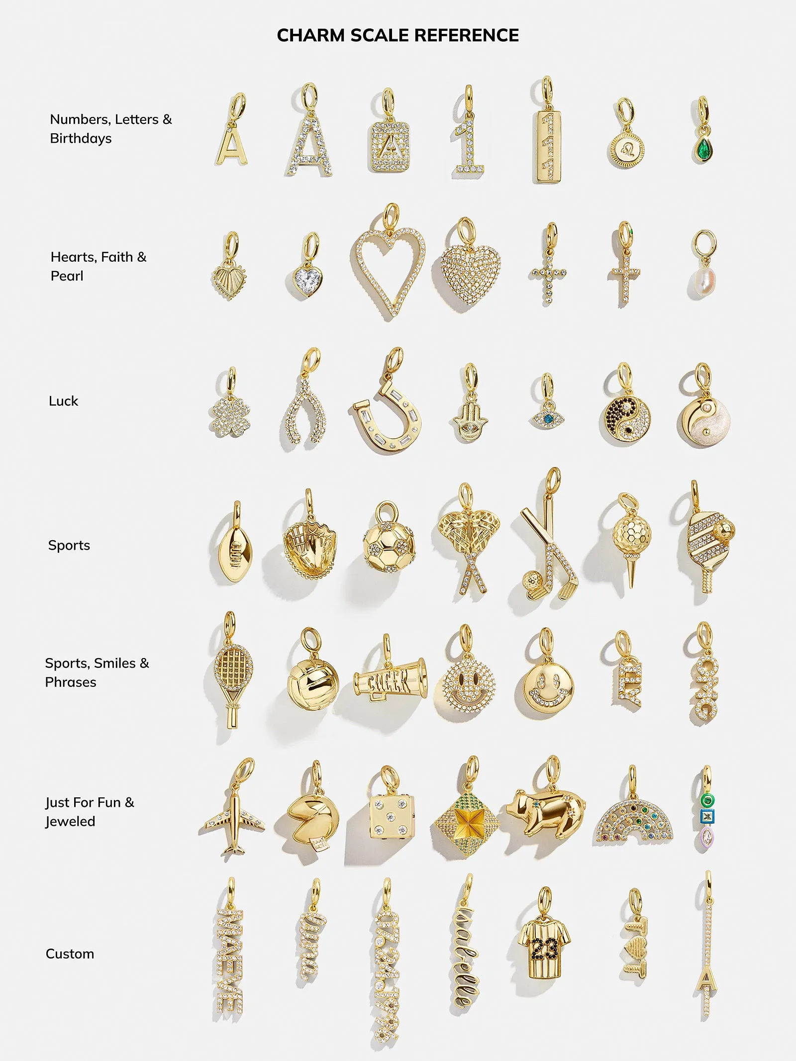 Classic Initial Cluster Charm - L