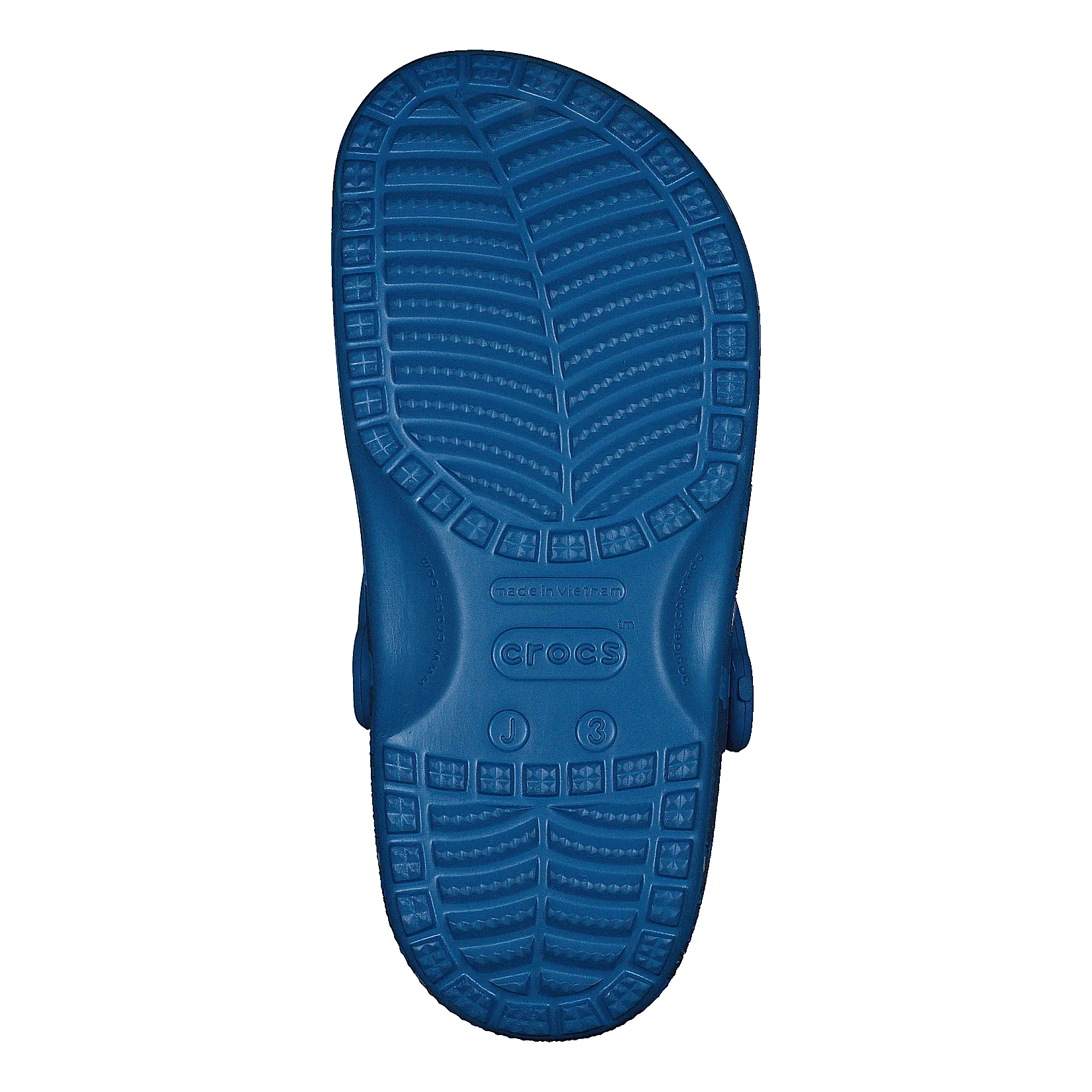 Classic Shark Clog Kids Prep Blue