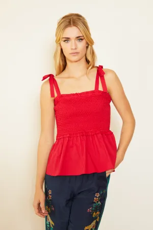 Colette Top in Viva Magenta