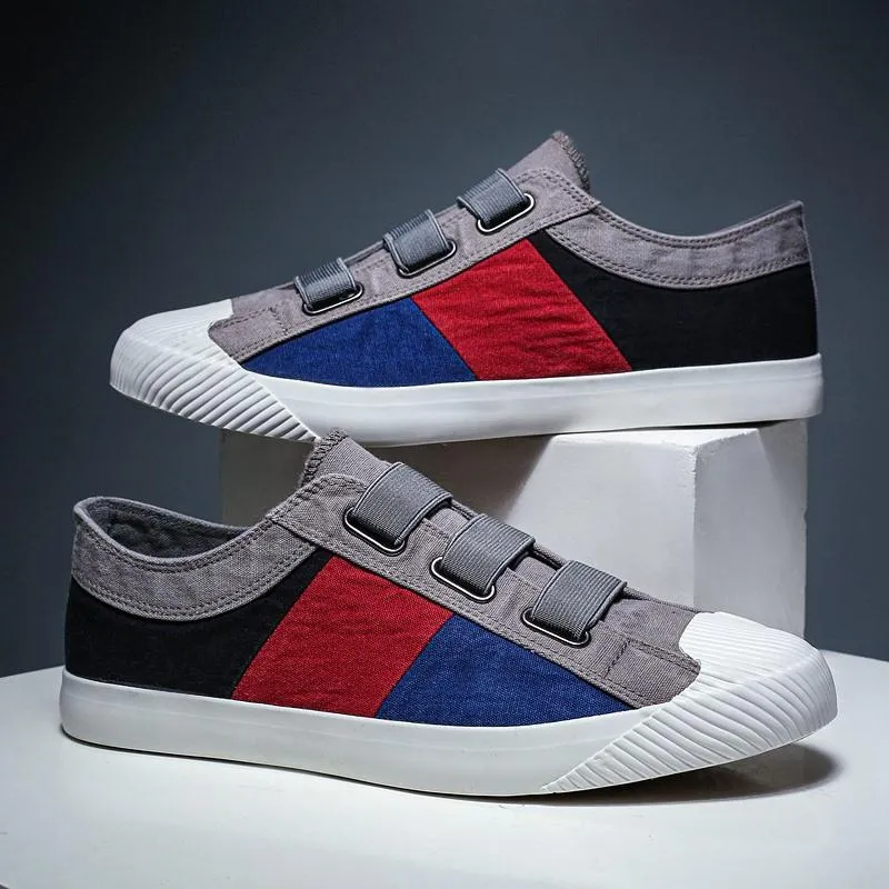 Color-Block Elasticated Shell-Toe Espadrilles