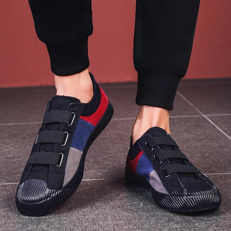 Color-Block Elasticated Shell-Toe Espadrilles