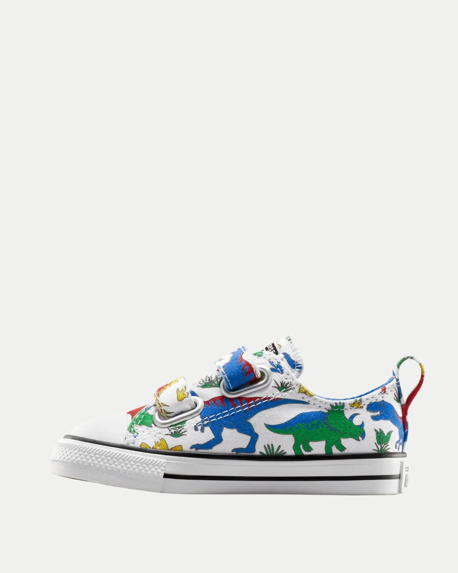 Ct As 2v Ox Dinocons Inf B White/Totally Blue/Enamel Red