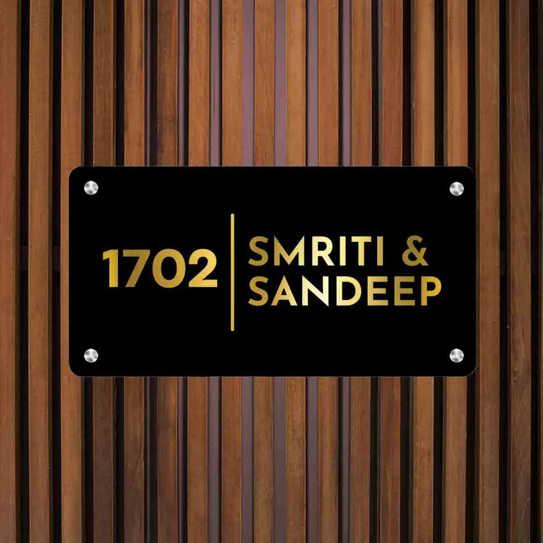 Custom Metal Name Plates for Office Home Flats Outdoor