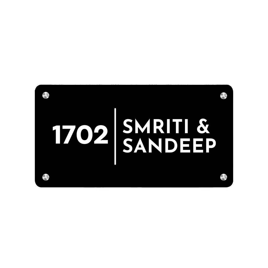 Custom Metal Name Plates for Office Home Flats Outdoor