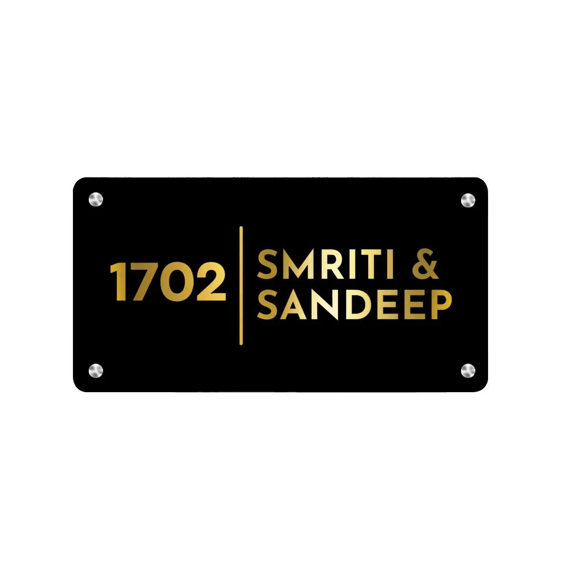 Custom Metal Name Plates for Office Home Flats Outdoor
