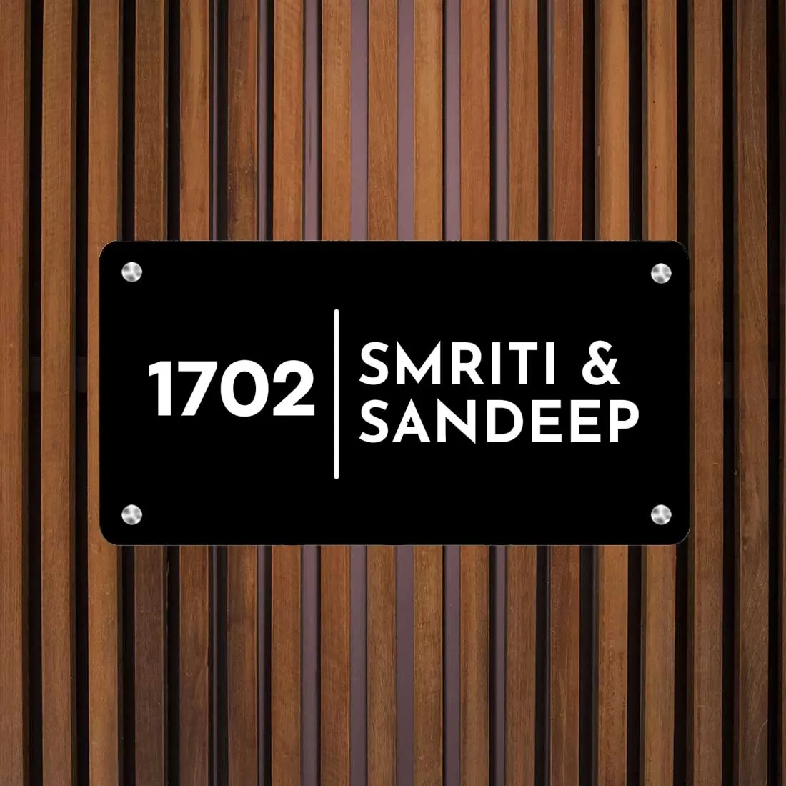 Custom Metal Name Plates for Office Home Flats Outdoor