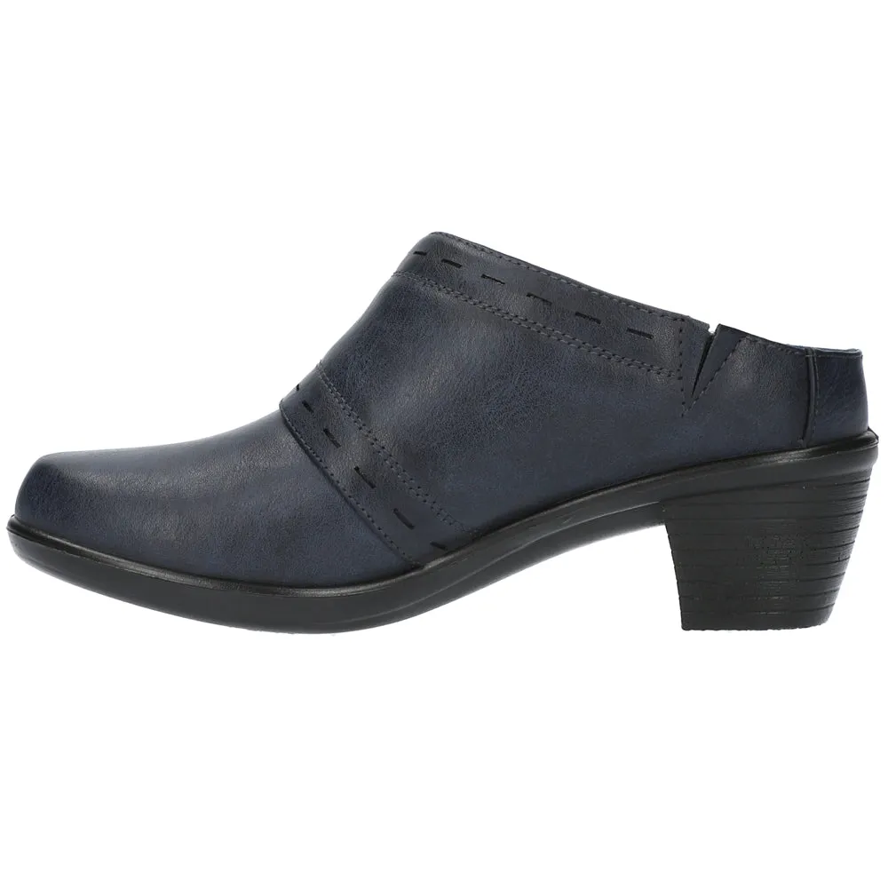 Cynthia Mule Slip On Block Heel