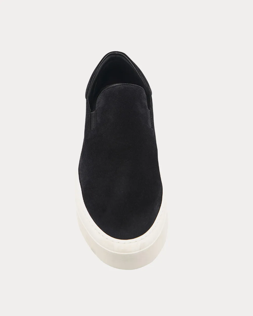 Dean Suede Black Slip On Sneakers