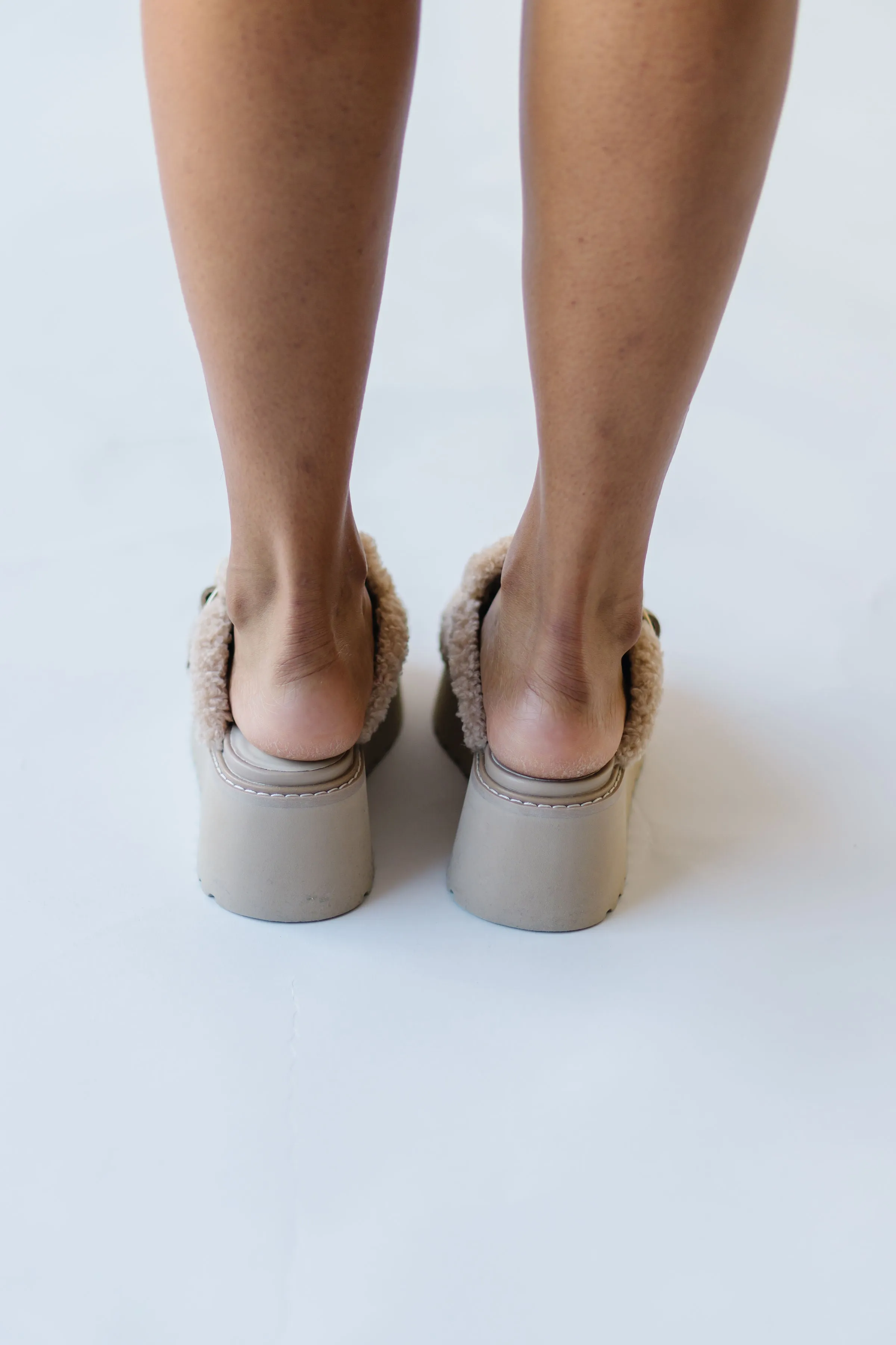 Dolce Vita: Lelani Plush Flat in Natural Plush