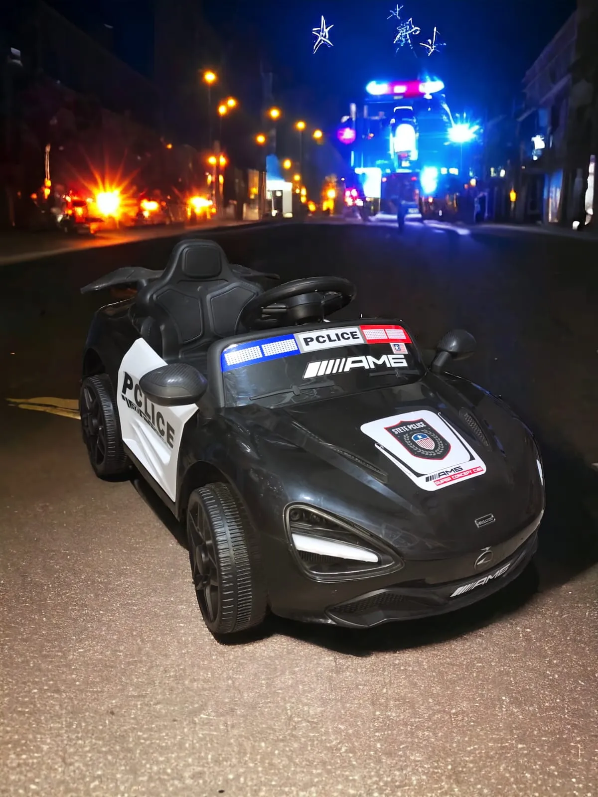Electric Police car Children Ride on Battery Powered Vehicle