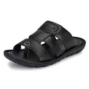 Elegant Ease Genuine Leather Slippers for Men