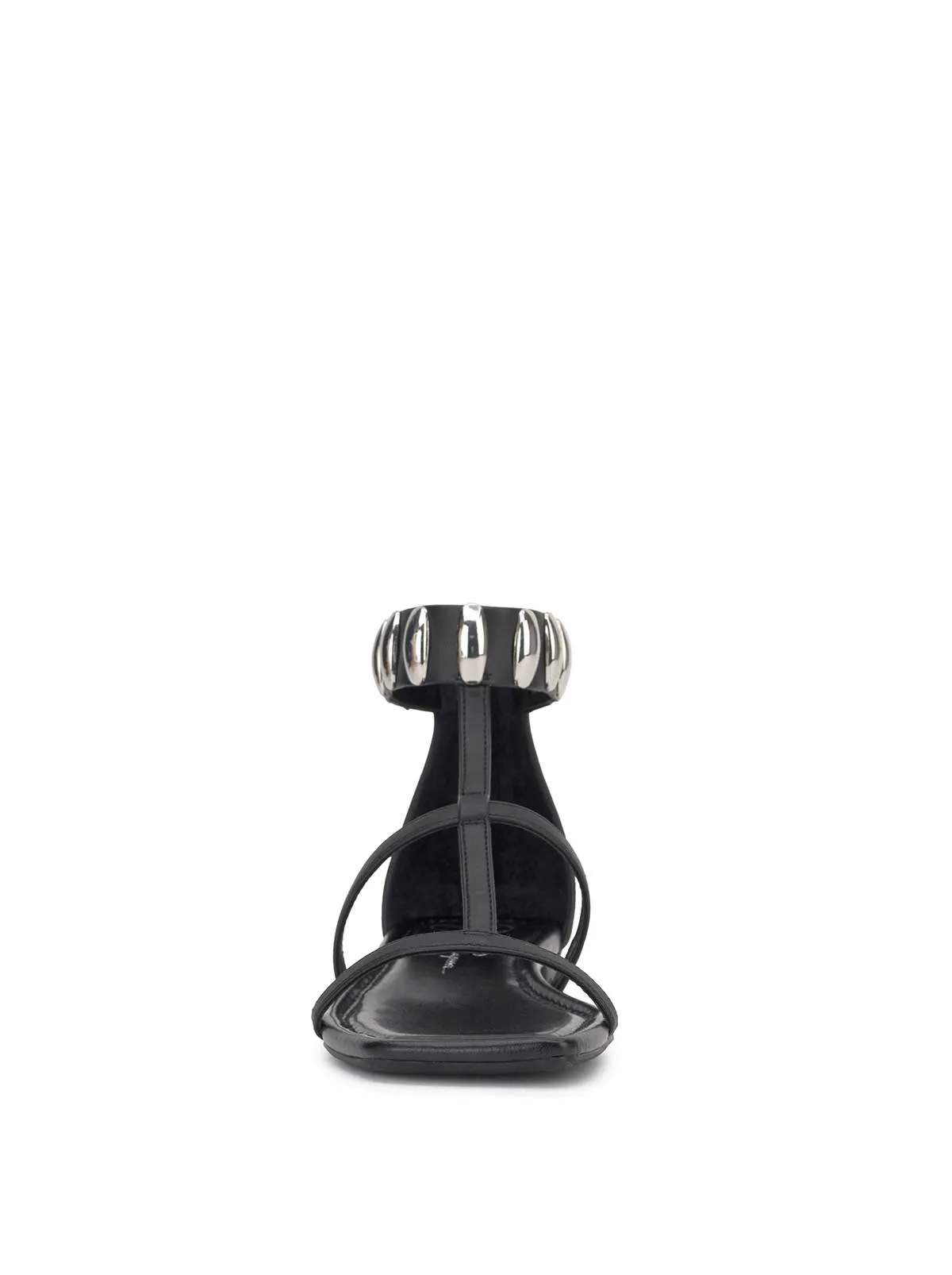 Elusta Flat Sandal in Black